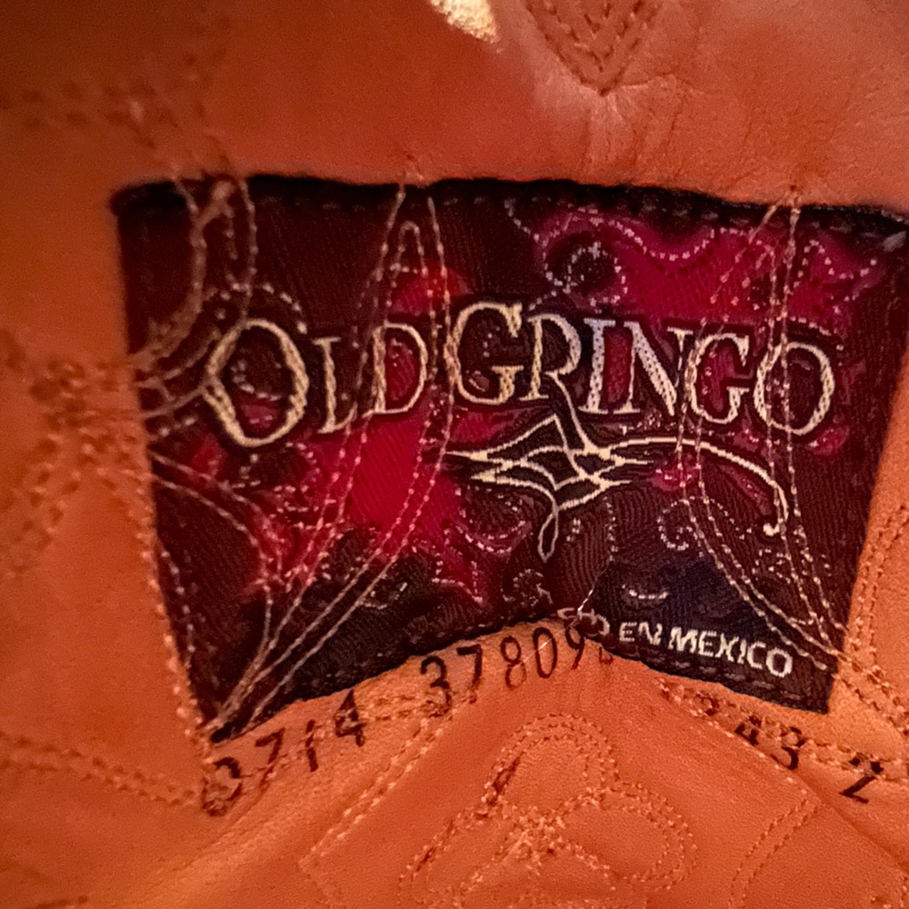 Old Gringo Golondrina Red and Turquoise Cowboy Boots - Picture 7 of 8